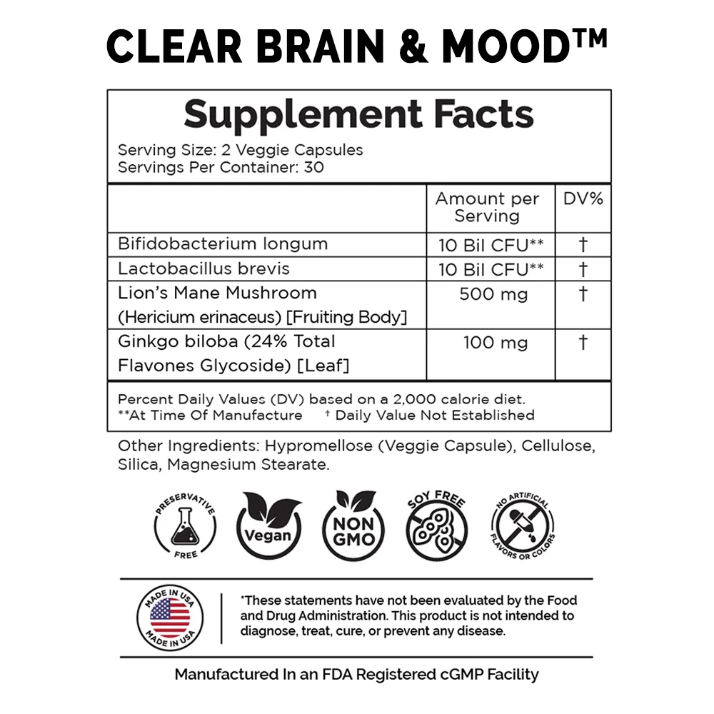 clear brain and mood