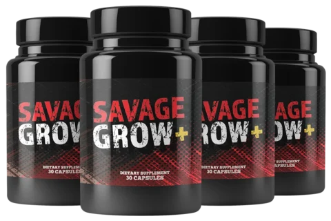 savage grow plus 4 bottles